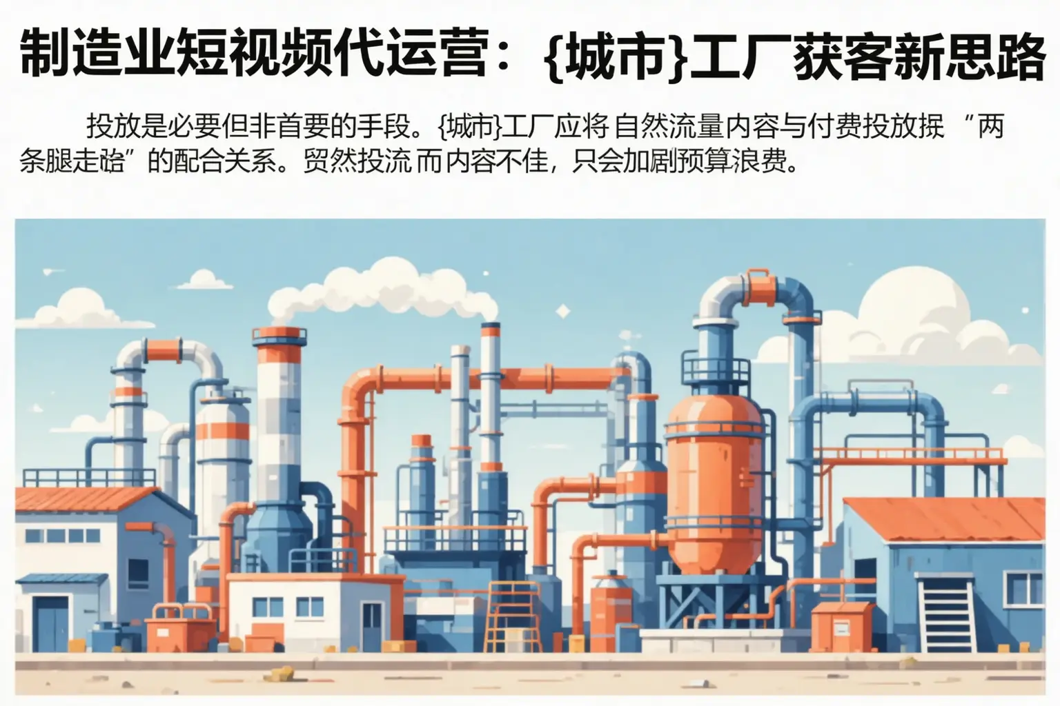 制造业短视频代运营：南部工厂获客新思路